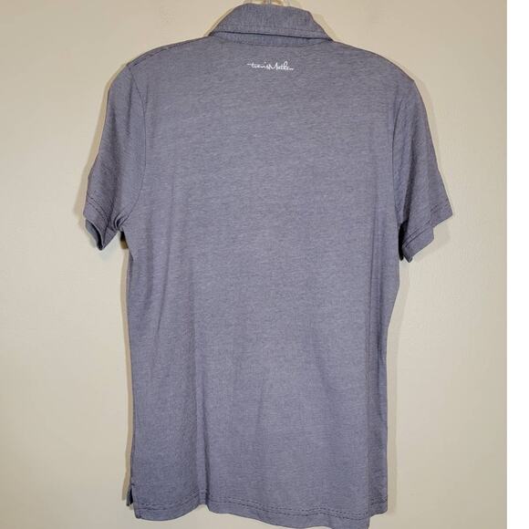 Travis Mathew Polo Shirt Collared Lightweight Short Sleeve Gray Size Medium NWT - Picture 10 of 11